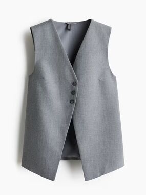 H&M Light Gray Sleeveless Vest
